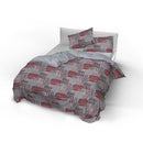 Copripiumino con Federe Stampato Athena Lucy Rosso Varie Misure