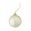 Set 6 Palle di Natale Ø6 cm in Plastica Oro