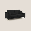Divano 3 Posti 206x95x91 cm in Tessuto Nero