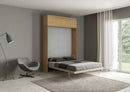 Letto Matrimoniale a Scomparsa Salvaspazio Kentaro H250 cm Marrone