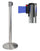 Tringle à Rideau 3 mètres en Acier Inoxydable Brossé Ø36x101 cm Blue Ribbon