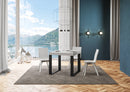 Tavolo Allungabile 90-246x90x77 cm Tecno Bianco Frassino