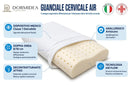 Guanciale Memory Foam Forato Doppia Onda 67x42 cm - H 8/10 cm Sostegno Cervicale Dormidea Cervicale Air