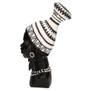 Statua in resina busto donna africana cm 23x16xh39