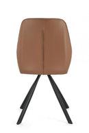 Set 4 Sedie 44x62x88h cm Maxwell Pu Cognac 