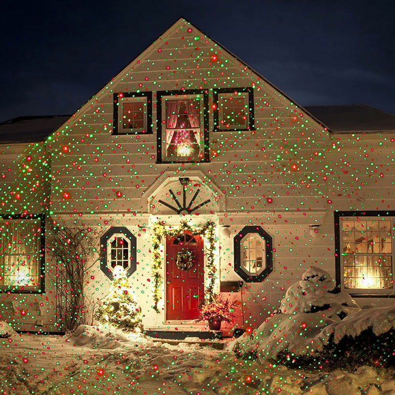 Proiettore Laser 2 Colori Luci Natalizie da Esterno e Interno Laser Light