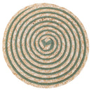 Set 6 Tovagliette Ø38 cm  in Paglia e Carta VdE Tivoli 1996 Spiral