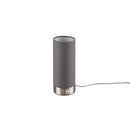 Lampada tavolo da Interno a LED in Metallo Nickel Opaco