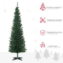 Albero di Natale Artificiale 180 cm 390 Rami Folti Verde 