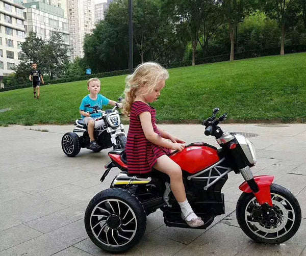 online Moto Electrique Enfant 6V 3 Roues Kidfun Blanc