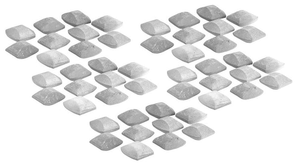 sconto Lot de 50 pierres de lave en céramique pour barbecue Bauer Briquette