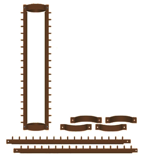 Système Antivol avec Pointes en Acier pour Downpipes Externe Ø100 mm Marron prezzo