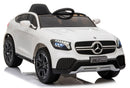 Macchina Elettrica per Bambini 12V con Licenza Mercedes GLC Coupè Bianca