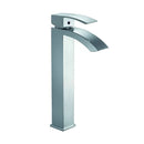 Rubinetto Miscelatore Monocomando Lavabo in Ottone Riga Cromato