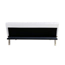 Divano Letto Prontoletto Click Clack Rivestimento in Similpelle Beige Darrel