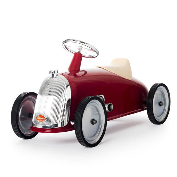 acquista Voiture Porteuse de Course Vintage pour Enfants Baghera Rider Rouge