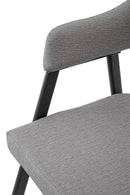 Set di 2 Sedie in PU Morbido 79x56x54cm TFT Chair Grigio