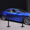 2 Colonnine Tendinastro di 2m in Acciaio Inox Nero Ø32x90 cm 