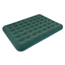 Materasso Matrimoniale Queen Size Gonfiabile Floccato da Campeggio 203x152x22cm Jilong Verde