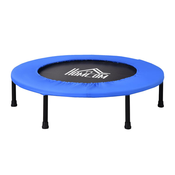 Trampoline Fitness Ø91 cm en Acier et PVC Noir et Bleu online