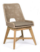 Set 2 Sedie 50x68x86h cm con Cuscini Hesperia Tortora