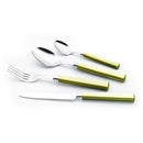 Servizio Set di Posate 24 Pezzi in Acciaio Inox Rivadossi Sandro Zara Verde