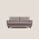 Divano Letto 3 Posti 208x97x96 cm in Tessuto Rosa