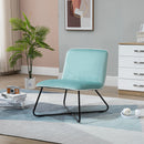 Poltrona Imbottita 55x69x68 cm in Velluto Verde