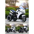 Moto Motocicletta Elettrica per Bambini 6V Kidfun Bianca