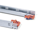 Guide a Scomparsa Slippe per Cassetti ad Estrazione Totale P540 Zincato Emuca