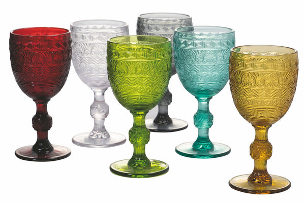 Set de 6 Gobelets en Verre 235 ml Villa d'Este Home Tivoli Mexique prezzo