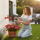 Rubinetto Colorato per Fontana da Giardino in Ottone Belfer RUB/022 Rosso