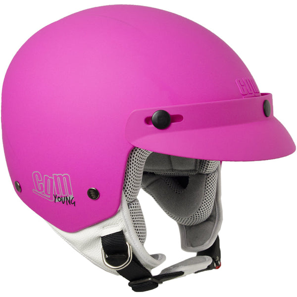 Casque Demi-Jet Enfant avec Visière CGM Cuba 204A Mat Fuchsia online