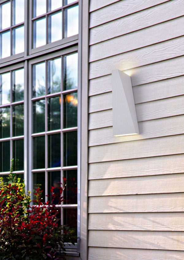 acquista Applique d'extérieur en métal blanc Times Square