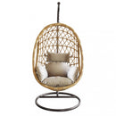 Dondolo Capraia 195x93x122 cm in Acciaio Marrone