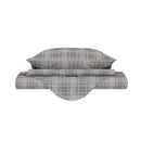 Copripiumino Matrimoniale con Stampa su Sacco e Federe in Cotone Athena Edi Verde/Blu