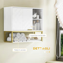 Mobiletto da Bagno 60x20x51 cm in MDF Bianco