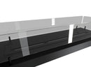 Camino a Bioetanolo Trifacciale da Incasso 100x50 cm Inside U 1000 V2 Nero con Vetro