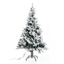 Albero di Natale Artificiale 150 cm con LED Verde 