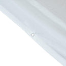 Tendostruttura con Pareti Removibili 12x6x3,2m in Acciaio e Polietilene Bianco