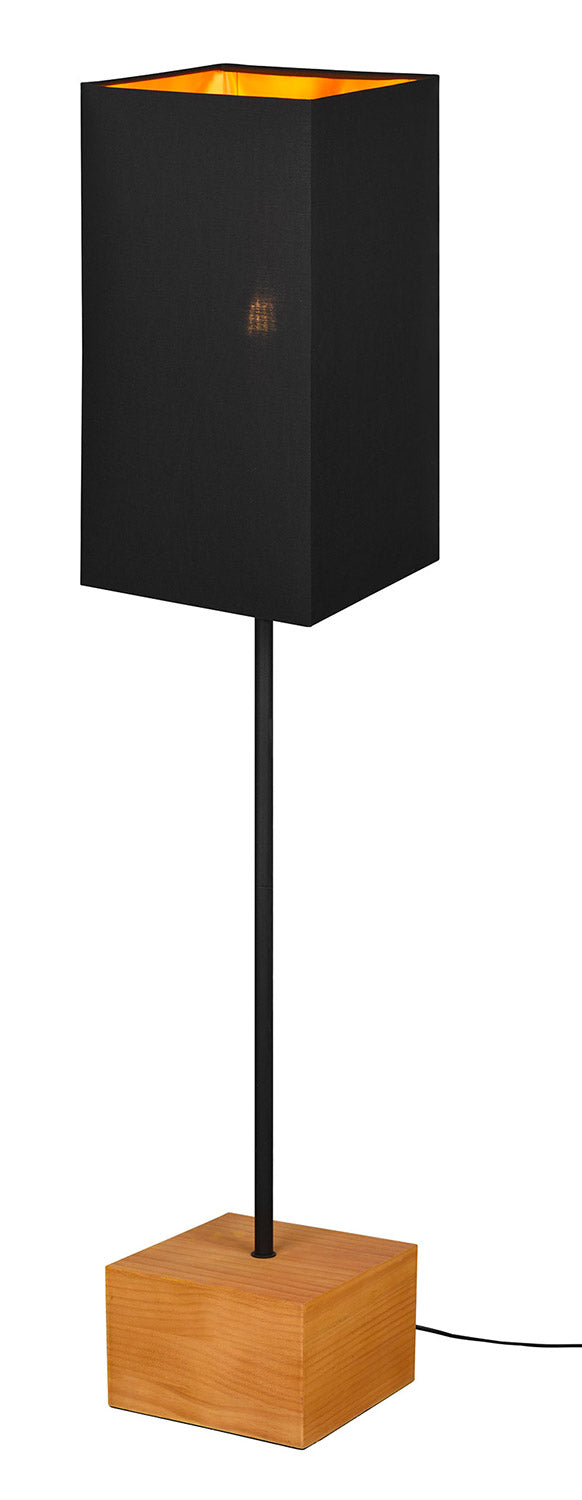 Lampada da Interno Attacco E27 in in Metallo e Legno Nero online