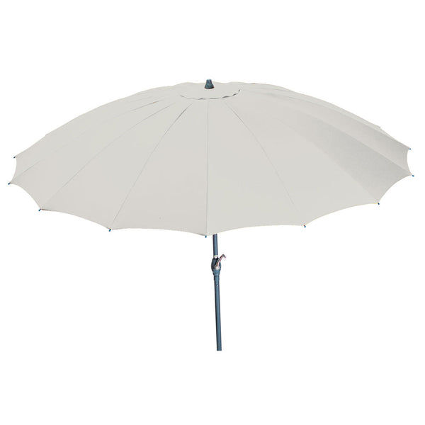 Parasol de jardin coupole en aluminium Ø2,70m avec manivelle Vorghini Kyoto Ecru online