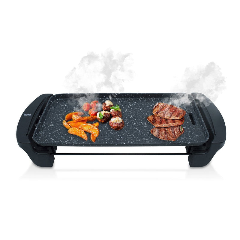 Piastra elettrica 46x20xH8 cm 1600W in alluminio antiaderente