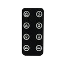Camino Elettrico da Parete o Incasso Alaro Ultra+ 152x18x52 cm Effetto Fiamma Telecomando in MDF Bianco
