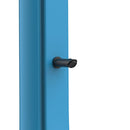 Doccia Solare da Giardino 40L Miscelatore e Lavapiedi Sined Sole XXL Blu