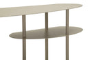 Console Saturno Plus Tortora 118x34x82 cm in Metallo Grigio tortora      