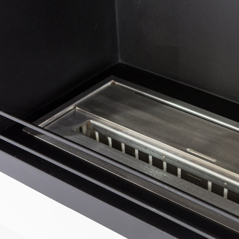 Camino a Bioetanolo da Pavimento 110x102x37 cm Dalya Bianco