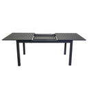 Tavolo Allungabile da Giardino 220/280x100xh75 cm in Alluminio Monterey Antracite