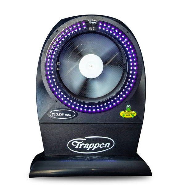 Moustiquaire Électrique à Aspiration 13W avec Trappen Tiger LED Base Noire prezzo