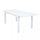 Table Extensible Cuba 150/210x90x75 h cm en Aluminium Blanc